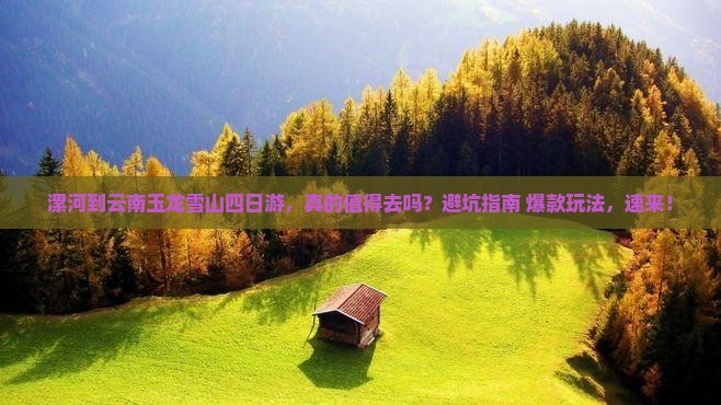 漯河到云南玉龙雪山四日游