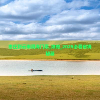 枣庄到云南洱海门票