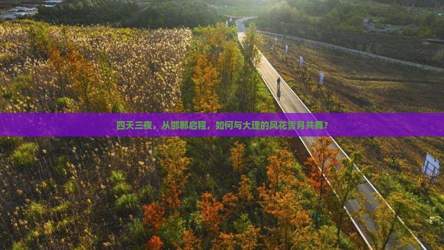 四天三夜，从邯郸启程，如何与大理的风花雪月共舞？