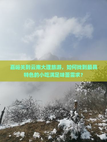 嘉峪关到云南大理旅游，如何找到最具特色的小吃满足味蕾需求？
