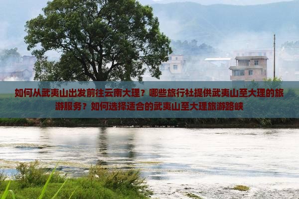 如何从武夷山出发前往云南大理？哪些旅行社提供武夷山至大理的旅游服务？如何选择适合的武夷山至大理旅游路峡