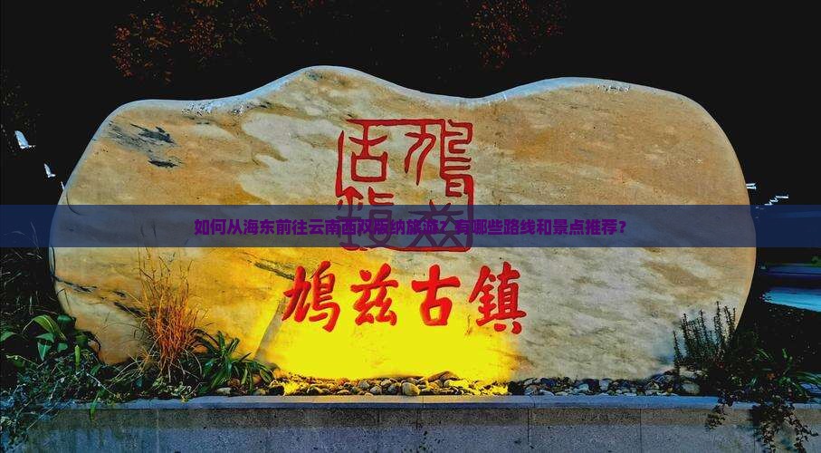 如何从海东前往云南西双版纳旅游？有哪些路线和景点推荐？