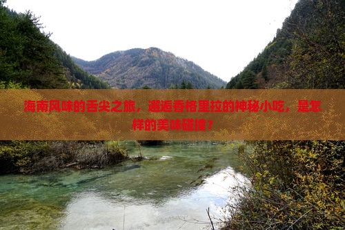 海南风味的舌尖之旅，邂逅香格里拉的神秘小吃，是怎样的美味碰撞？