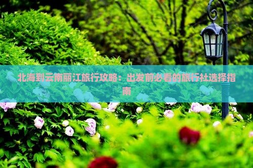 北海到云南丽江旅行攻略：出发前必看的旅行社选择指南