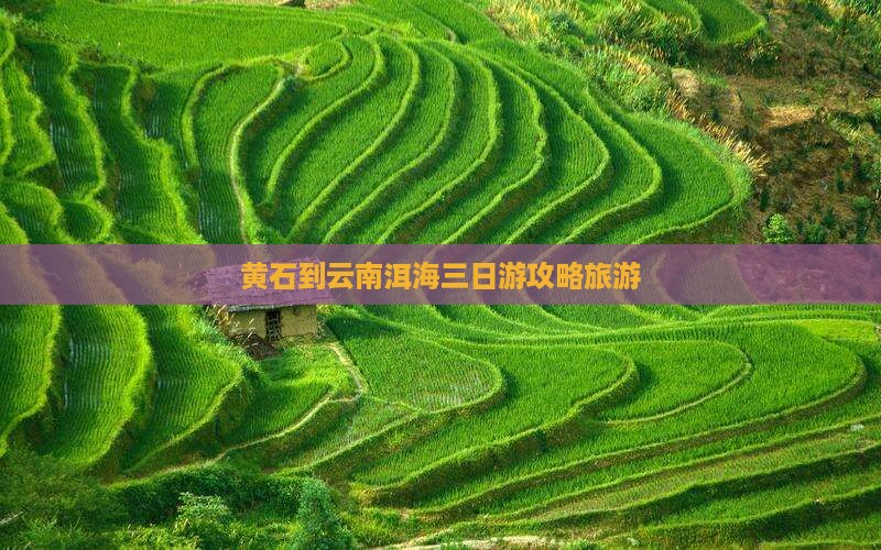 黄石到云南洱海三日游