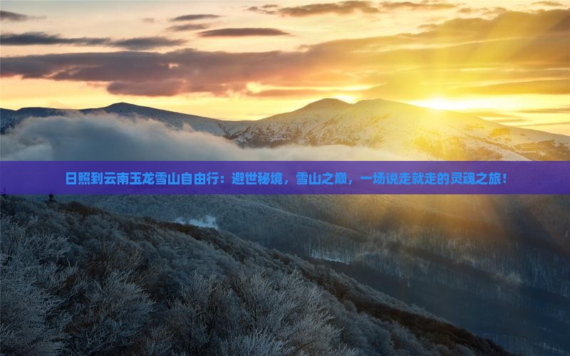 日照到云南玉龙雪山自由行