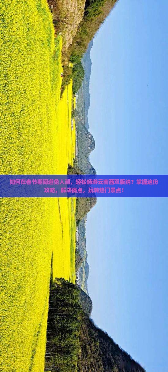 如何在春节期间避免人潮，轻松畅游云南西双版纳？掌握这份攻略，解决痛点，玩转热门景点！