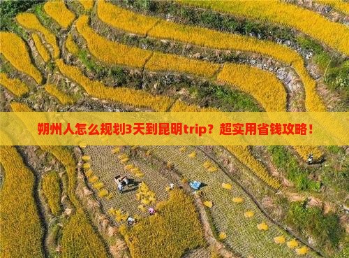 朔州人怎么规划3天到昆明trip？超实用省钱攻略！