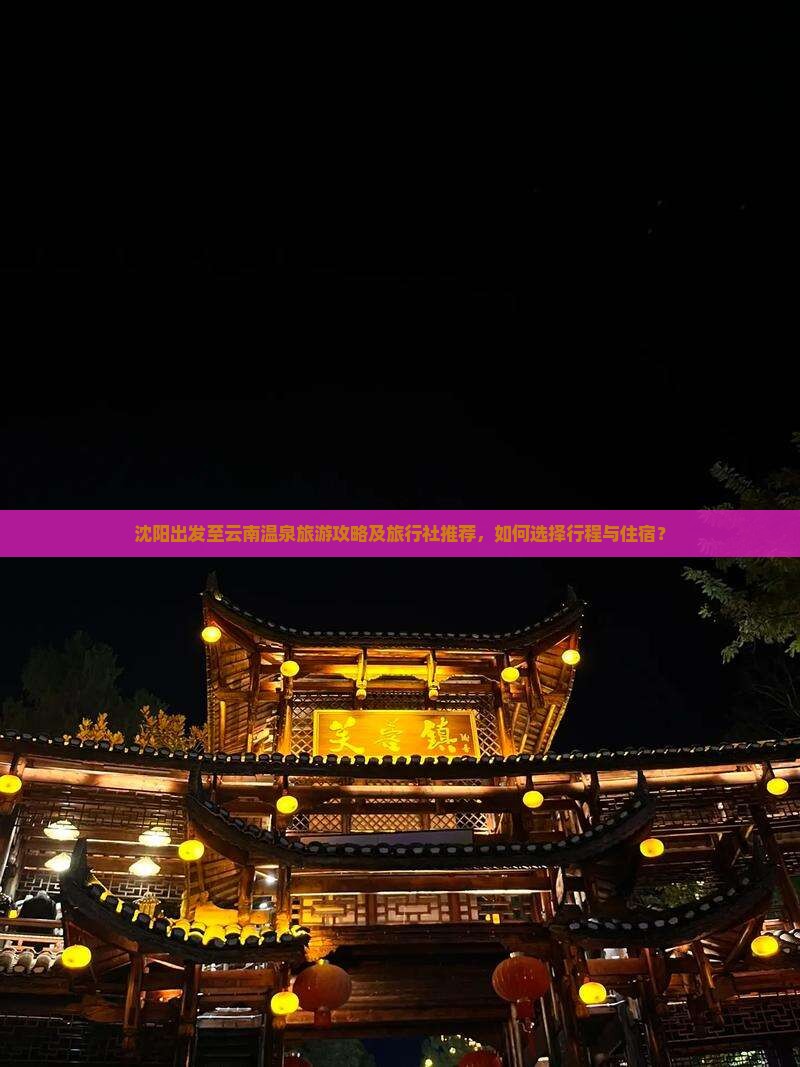沈阳出发至云南温泉旅游攻略及旅行社推荐，如何选择行程与住宿？