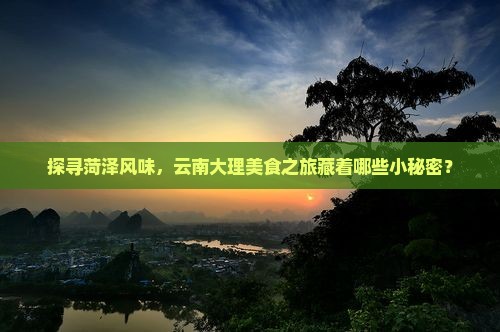 探寻菏泽风味，云南大理美食之旅藏着哪些小秘密？