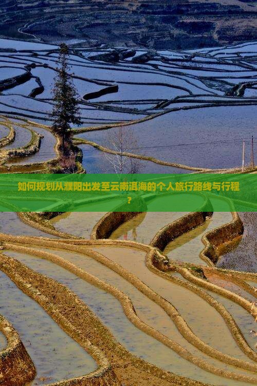 如何规划从濮阳出发至云南洱海的个人旅行路线与行程？