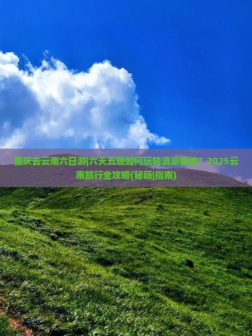 重庆去云南六日游