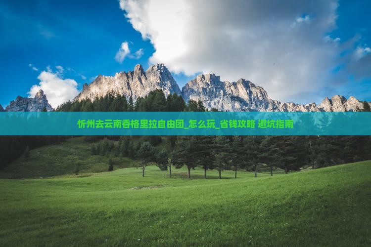 忻州去云南香格里拉自由团