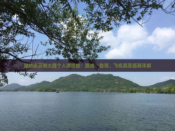 潍坊去云南大理个人游