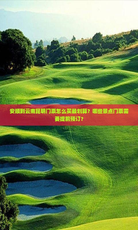 安顺到云南昆明门票