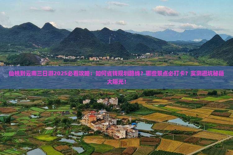仙桃到云南三日游