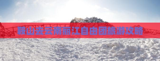 鞍山去云南丽江自由团