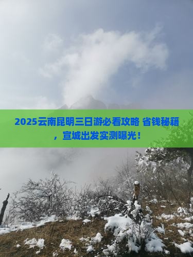 宣城去云南昆明三日游