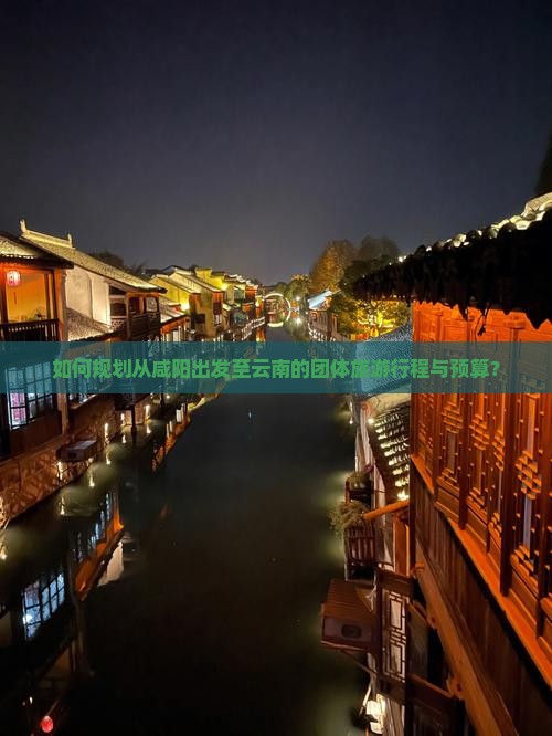 如何规划从咸阳出发至云南的团体旅游行程与预算？