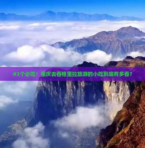 重庆到云南香格里拉旅游小吃