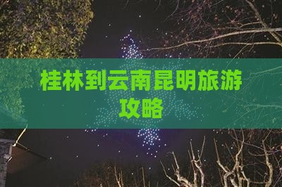 桂林去云南昆明门票
