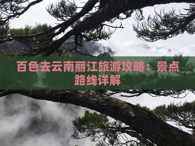 百色去云南丽江攻略