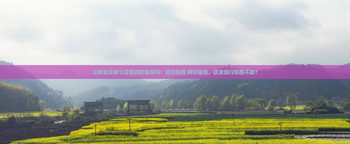 三明去云南七日游