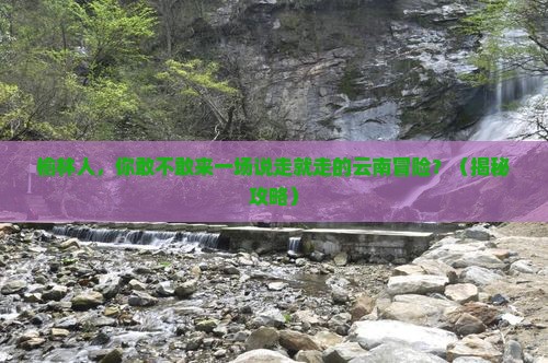 榆林去云南旅游
