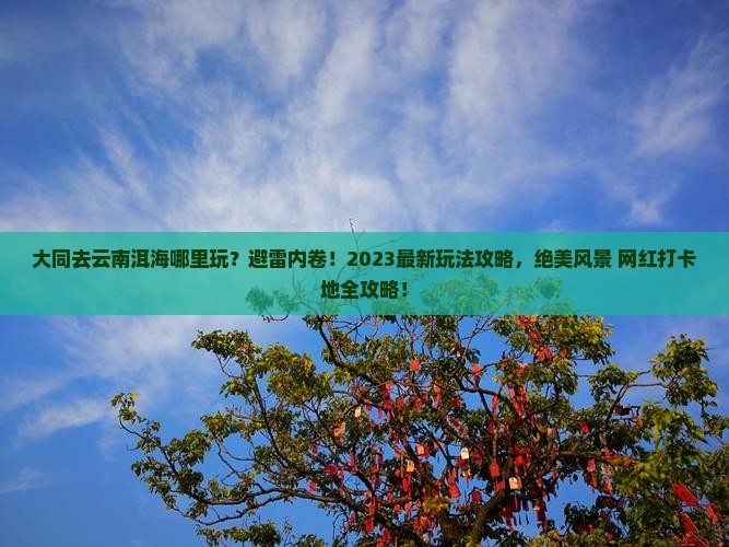 大同去云南洱海哪里玩