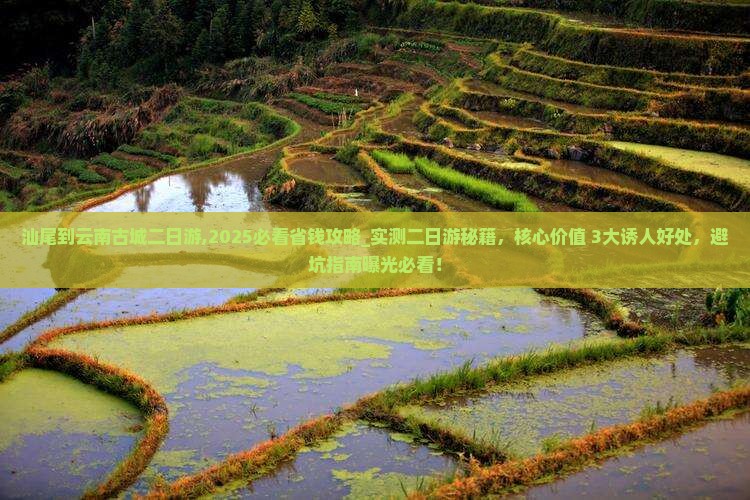 汕尾到云南古城二日游