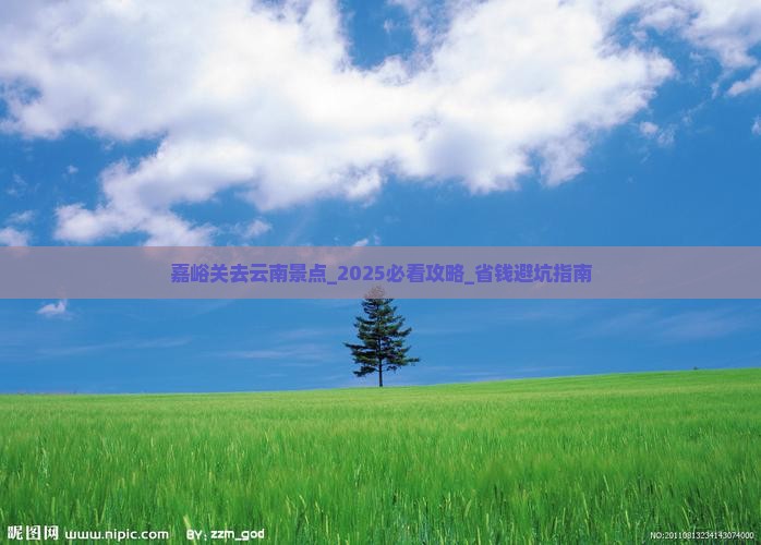 嘉峪关去云南景点