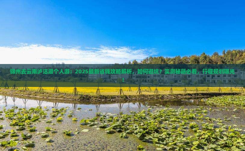 锦州去云南泸沽湖个人游