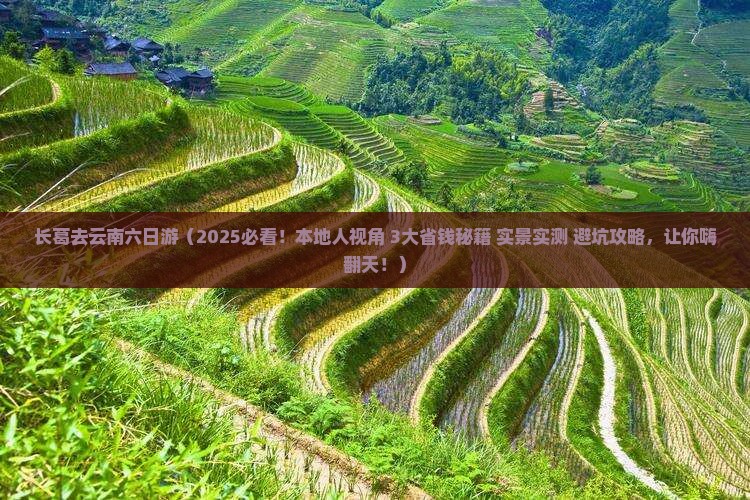 长葛去云南六日游