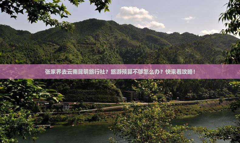 张家界去云南昆明旅行社