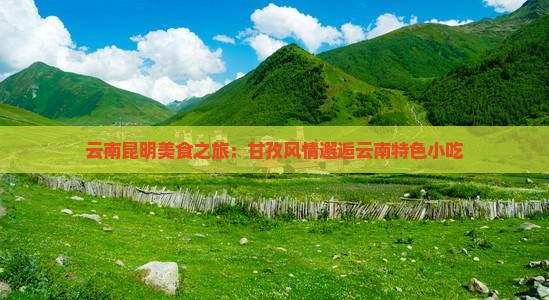 甘孜到云南昆明旅游小吃