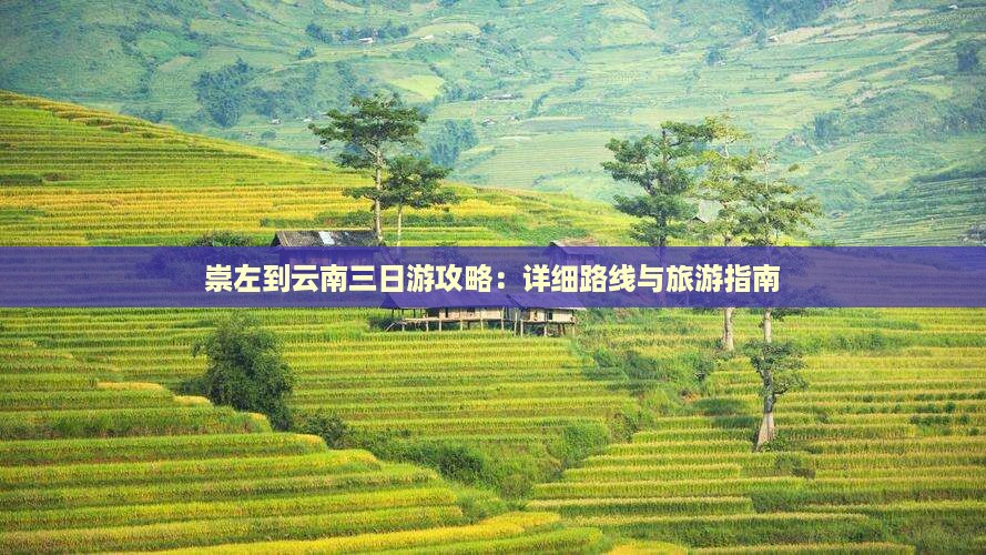 崇左到云南三日游