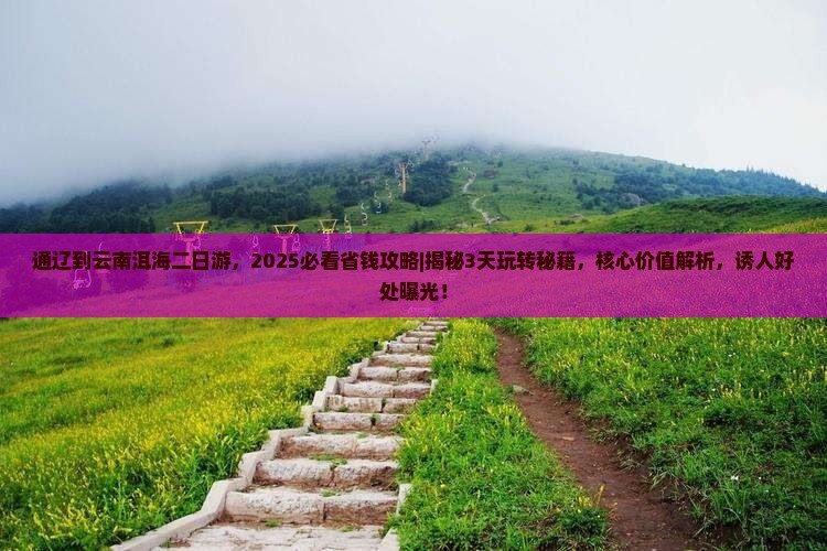 通辽到云南洱海二日游