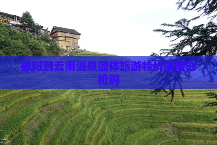 德阳到云南温泉团体旅游