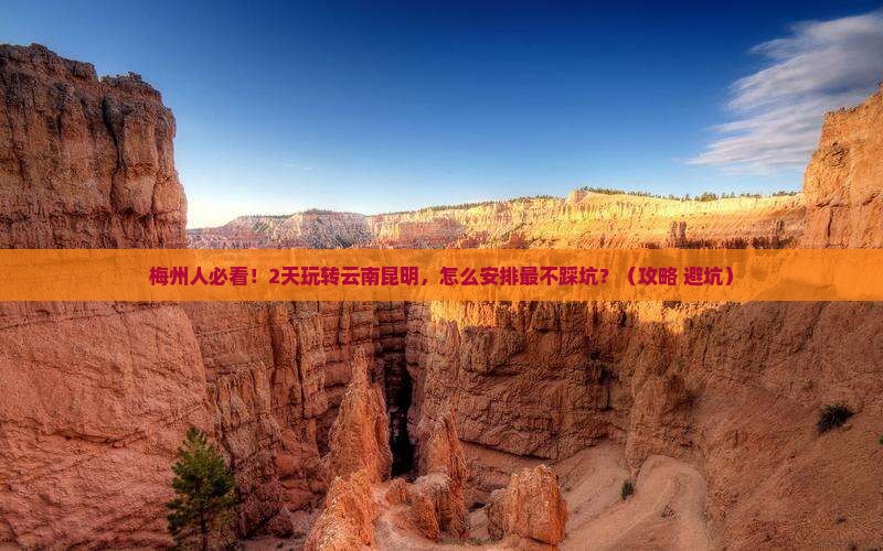 梅州去云南昆明二日游