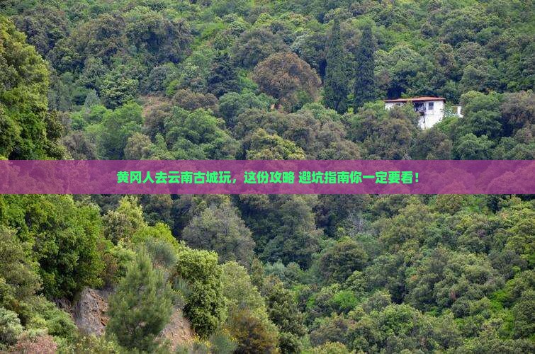 黄冈去云南古城哪里玩