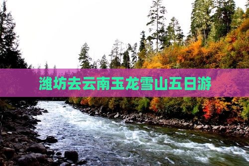潍坊去云南玉龙雪山五日游
