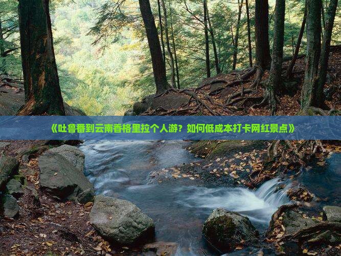 吐鲁番到云南香格里拉个人游