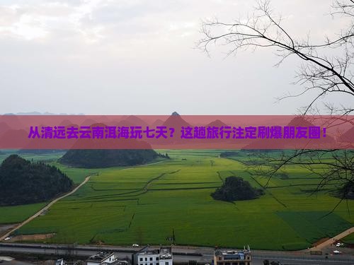 清远到云南洱海七日游