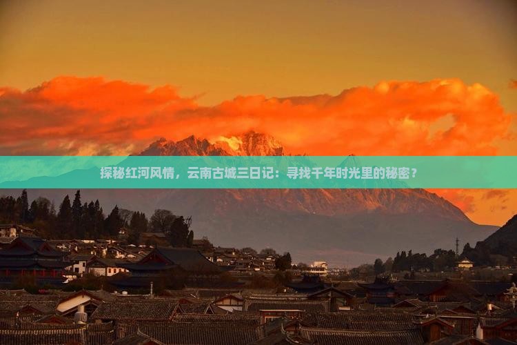 红河去云南古城三日游