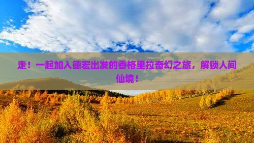 德宏去云南香格里拉大型旅游团
