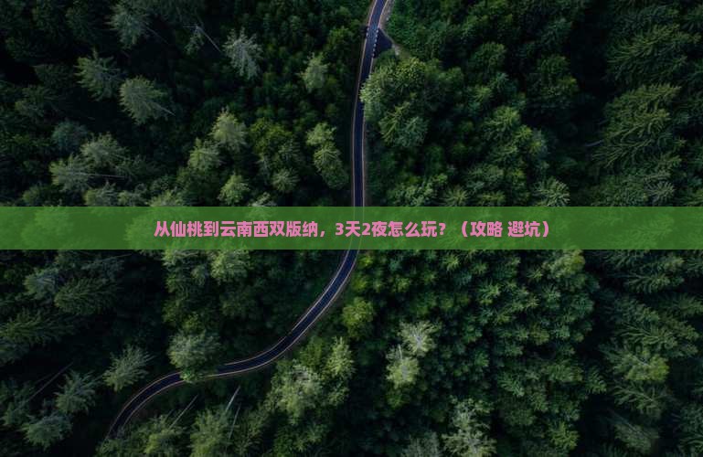 仙桃到云南西双版纳景点