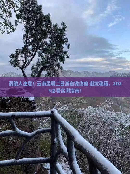 铜陵去云南昆明二日游
