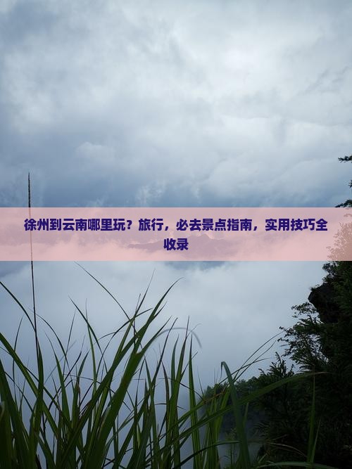 徐州到云南哪里玩