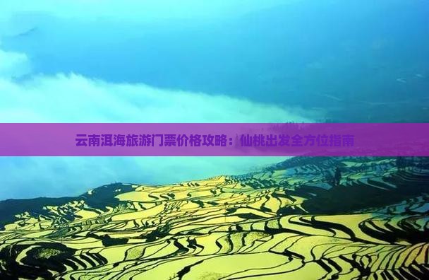 仙桃到云南洱海门票