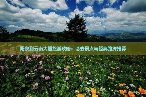 阳泉去云南大理必去地